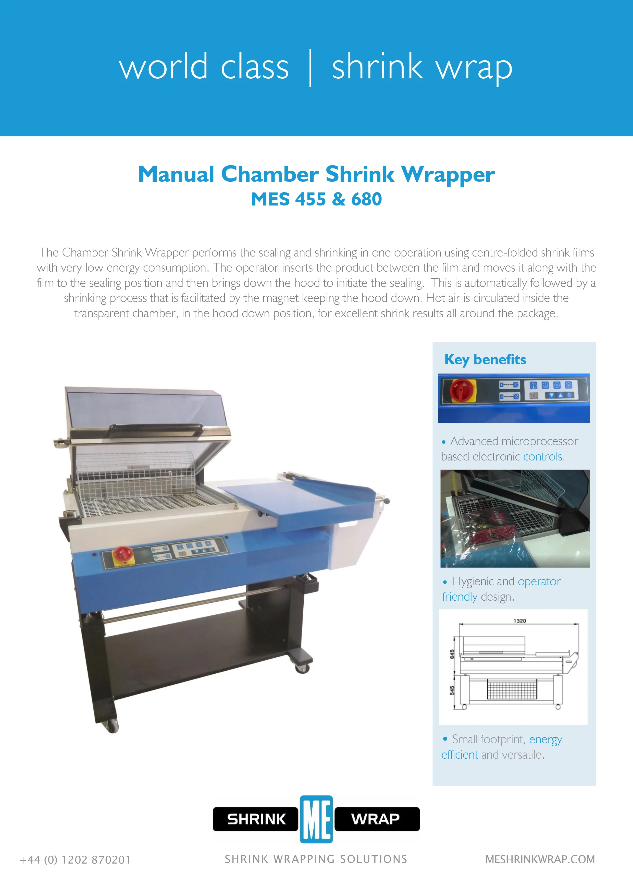 chamber shrink wrapper brochure