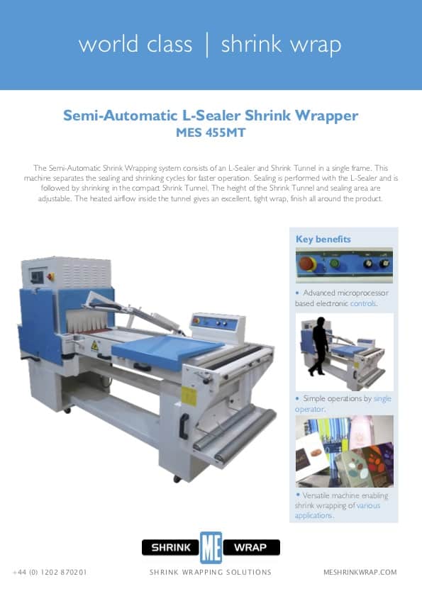 semi-auto l sealer brochure