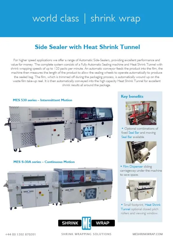 side sealer brochure