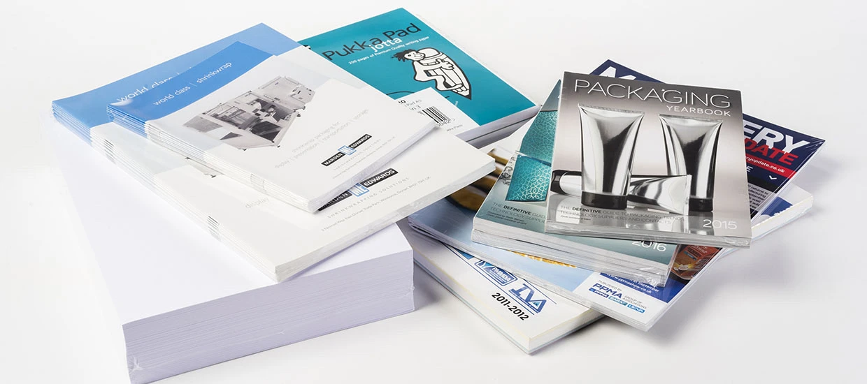Shrink wrapping for paper products and printed materials such as magazine, calendars, poster, etc.,