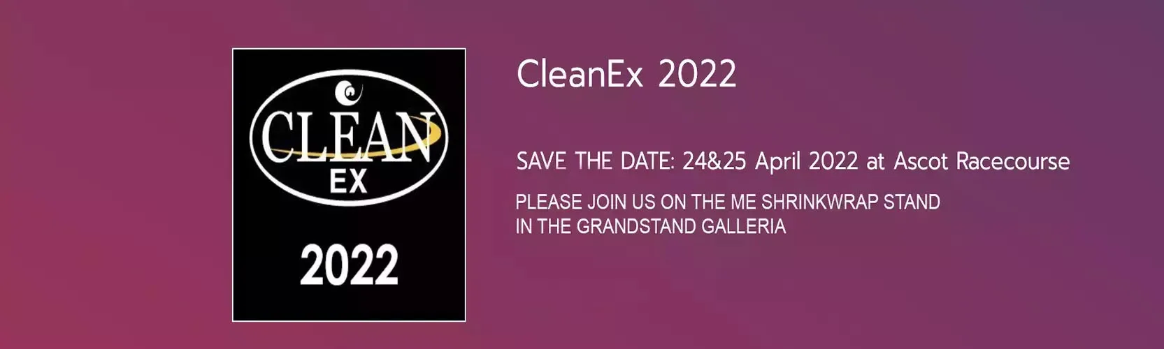 Cleanex 2022 Show Banner