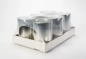 industrial tin trays shrinkwrapped for transportation industrial tin trays shrinkwrapped for transportation