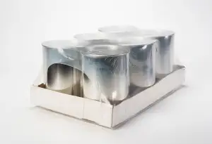 industrial tin trays shrinkwrapped for transportation industrial tin trays shrinkwrapped for transportation
