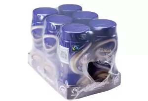 Cadbury drinks product packaging